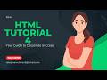 HTML Tutorial 4 (Learn HTML video 🎥)