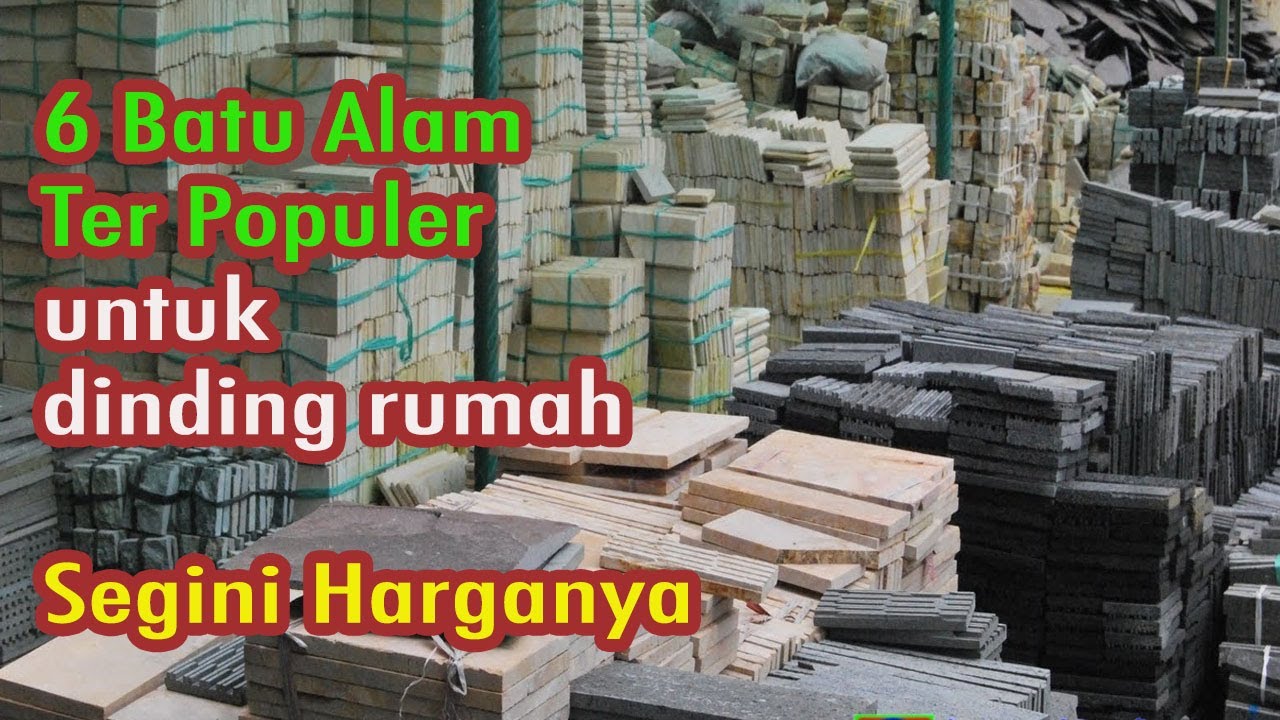 Jenis Batu Alam Untuk Rumah Konsep Minimalis YouTube