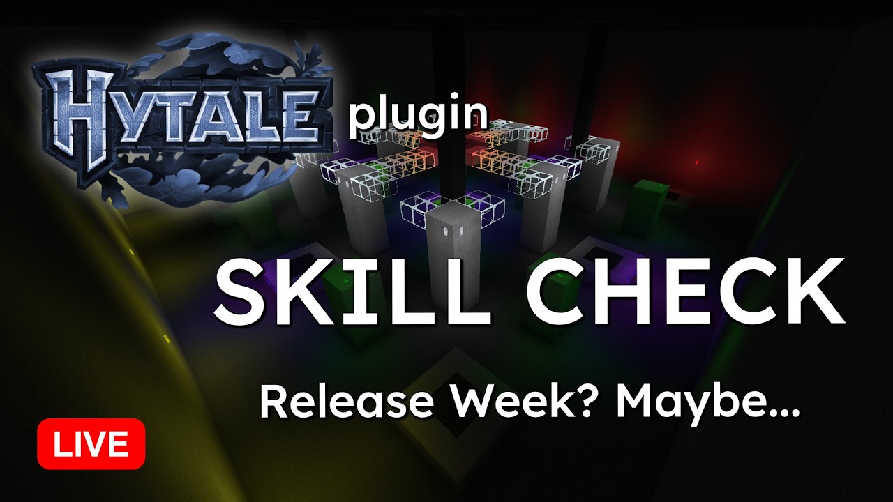Release Week? Maybe...Skill Check Hytale Plugin | tip | Wolv.tv | Wolv21 | 2026.03.02