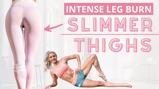 INTENSE INNER & OUTER THIGH workout - SLIMMER THIGHS
