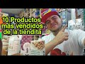 Los 10 productos más vendidos de la tienda de abarrotes