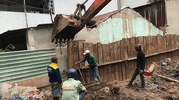 Kho Tư liệu Xây dựng - Ép cừ vây chống sạt lở tầng hầm | Biện pháp thi công tầng hầm