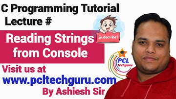 Reading String from Console in Hindi | Using scanf function | getchar function | gets function