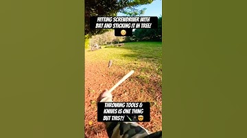 Baseball and screwdriver throwing combined! 😳 #shorts #baseball #ninja #viral #skills #fyp #wow