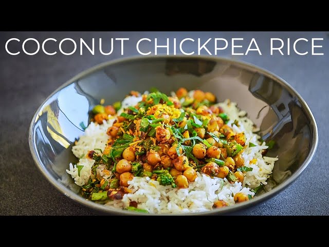 Coconut Chickpea Rice Recipe | Easy Vegan Rice Bowls ideas