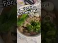 Indonesian comfort soup with soft noodles, chicken, shitake, & warm, savory broth #misoaayam