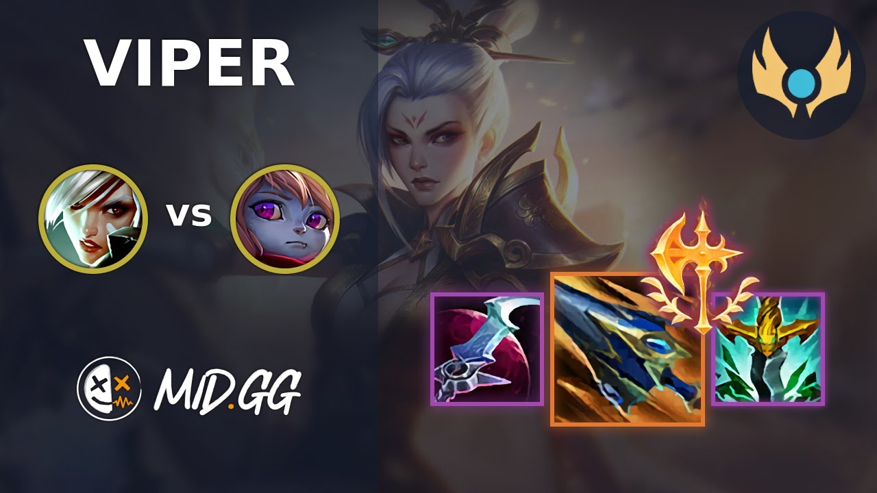 MID.GG: [ Viper ] Riven TOP vs Poppy | NA CHALLENGER | LOL Season 2025