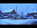 Driving In Snow On Bromyard Road A44 & Tudor Way, Worcester, Worcestershire, UK 22nd December 2010