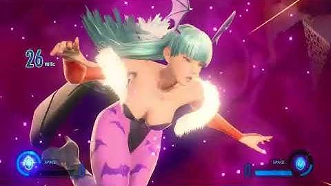 NAUGHTY! NAUGHTY! MvC Infinite Combo Video featuring Morrigan