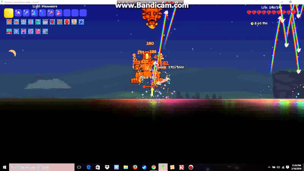 [TERRARIA] BEST MELEE SPEED IN 1.3!!! (READ DESC) - YouTube