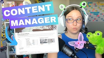 part seven | content manager page overview in the calm & clear notion system for ADHD entrepreneurs