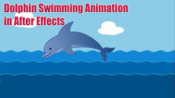 Dolphin Swimming Animation | Fish Swimming Animation in Water in After effects | After Effects