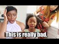 ASIAN MOM STRAIGHTENS NATURAL HAIR FOR BIRACIAL KIDS