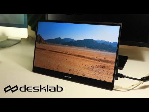 Desklab Portable Touchscreen Monitor Review - Light & Slim with High Image Quality