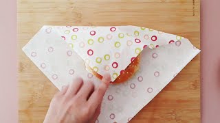 간단한 2가지 햄버거 포장 방법│how to wrap a hamburger -[포인트팁]