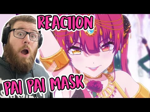 Houshou Marine “How about Pai Pai Mask/ パイパイ仮面でどうかしらん？”【original anime MV】| Laverick Reacts