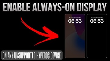 Enable Always-On Display On Any Unsupported HyperOS Device | Techtitive