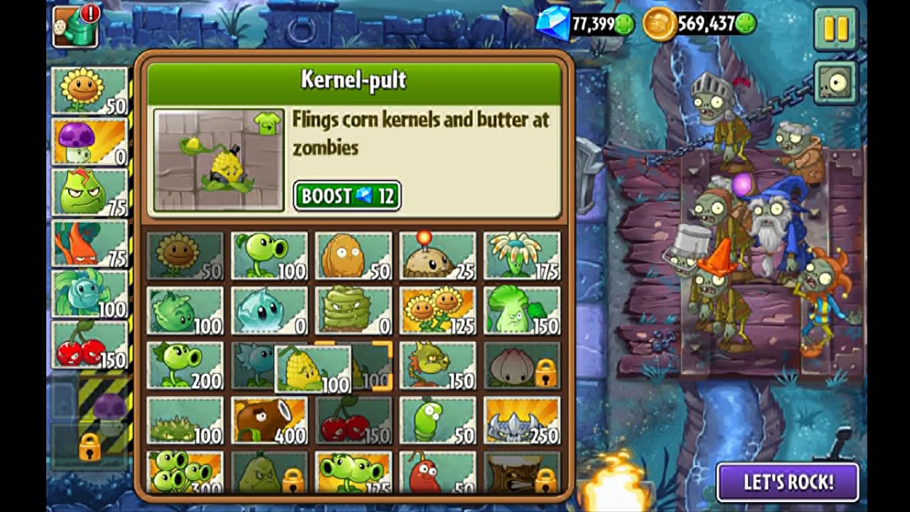 Plant Versus Zombies 2 Dark Ages 12 Protect The Little Red