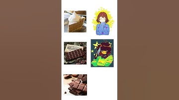 POV: Kris , frisk and chara with their favourite foods #undertale #deltarune #chara