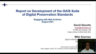 Celebrity Part 1 - Introduction - CCSDS Data Archive Interoperability (DAI) WG at the EWA Conference, Aug 2021 Net Worth