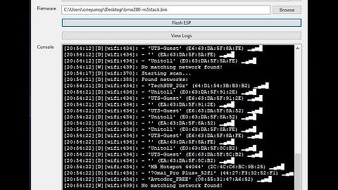 Installing ESPHome firmware in microcontroller remotely via a computer. ESPHome-Flasher