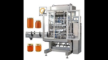MTW   Automatic honey capping sealing labeling line