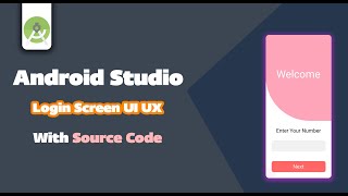 Modern Login Screen Design | Android UI UX | Android Studio