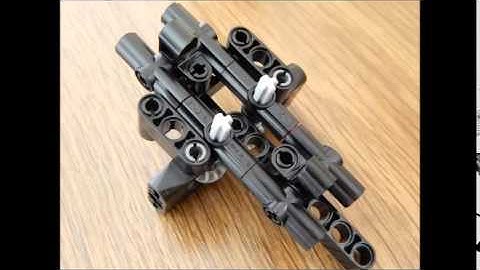 Lego Technic mini front axle building instructions