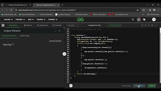 #9 GFG POTD solution | Remove all duplicates from a given string | problem of the day | 10-03-2024
