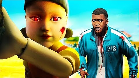 Franklin Shinchan And Doraemon Join Squid Game Challenge In GTA 5!