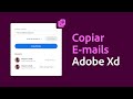 Copy Adobe Xd e-mails