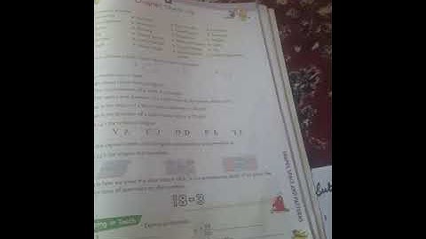 Class 4th Subject Math Topic Shapes space and patterns (chapter check up)