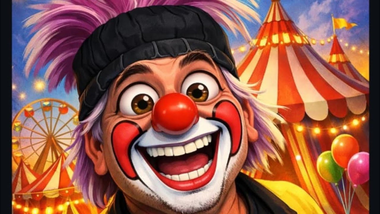 Transmissão ao vivo de palhaço ferrugem oficial