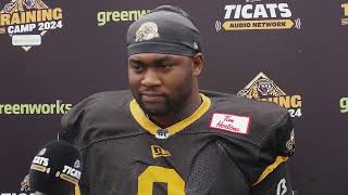 DL DeWayne Hendrix Speaks With The Media Following Day 6 of Training Camp