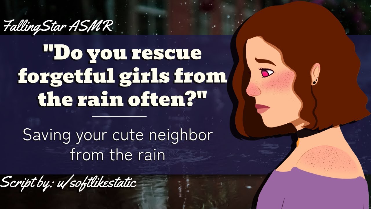 [F4A] Saving Your Cute Neighbor From the Rain | ASMR Roleplay