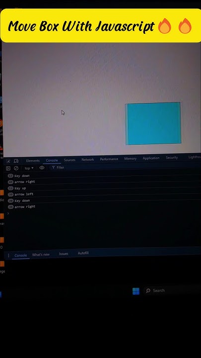 Moving box with #javascript 🔥🔥 #programming #coding #softwaredeveloper ...