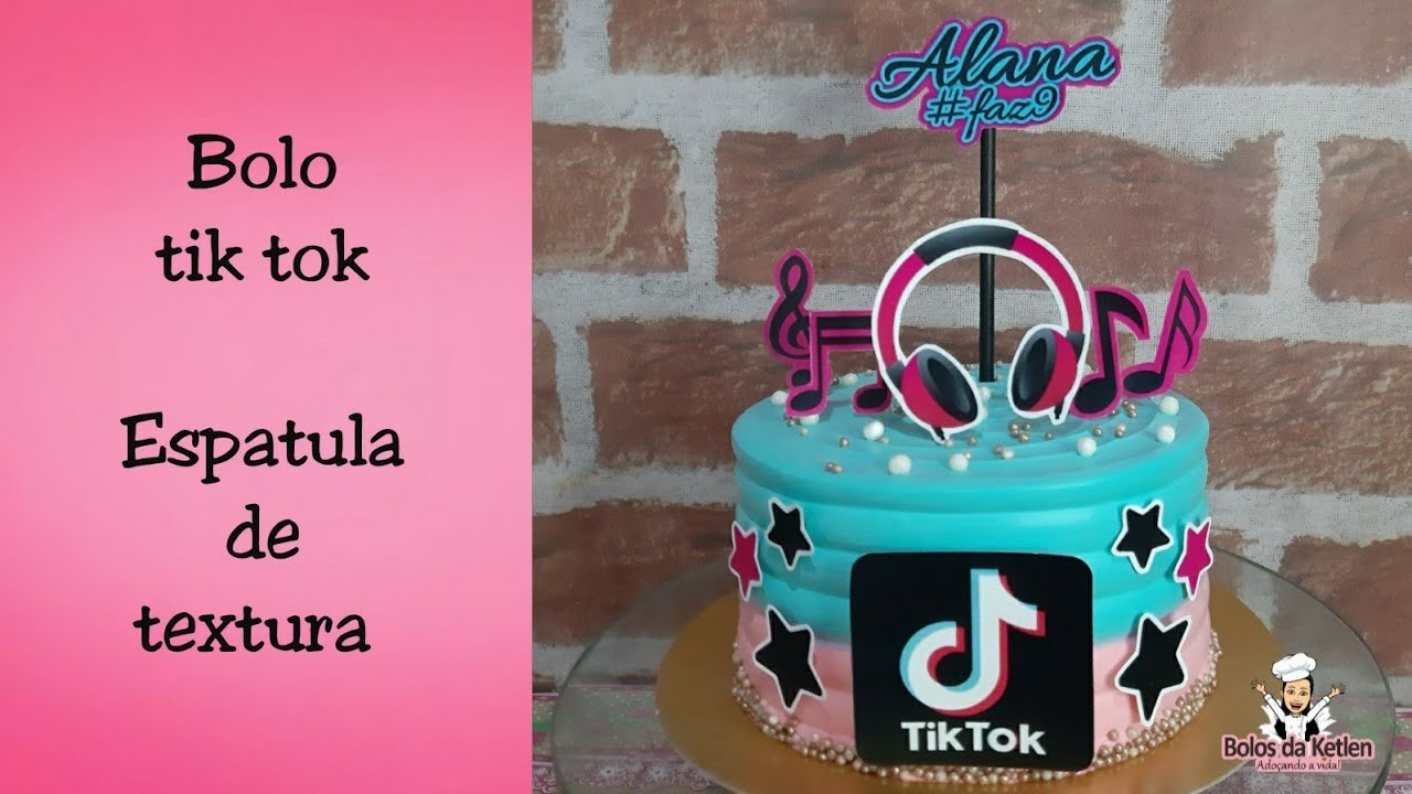 bolo decorado feminina｜Pesquisa do TikTok