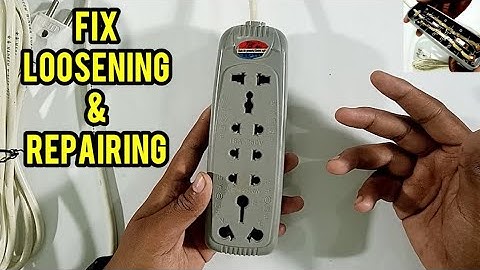 Extension board repair | Extension wire | How to fix loose plug socket | Extension board