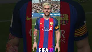 LIONEL MESSI best vs worst card in EVERY FIFA! (10-23) 🐐🔥#shorts #fifa #eafc24 #fifa23 #messi