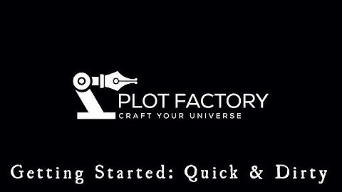 Getting Started with Plot Factory: the Quick and Dirty