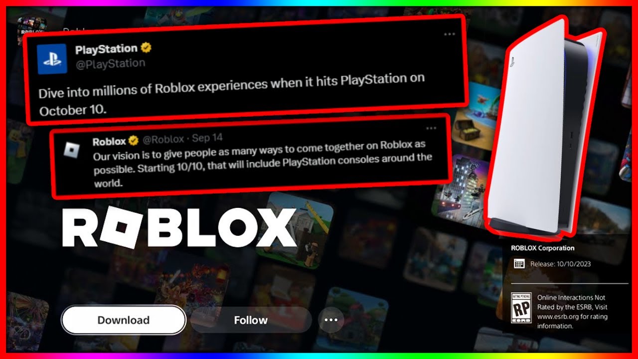 The PlayStation version of Roblox is materializing