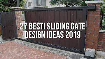 🔴 27 Best! SLIDING GATE DESIGN Ideas