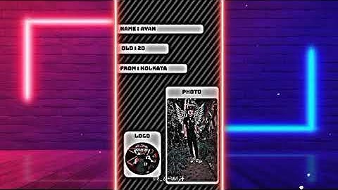 INTRODUCE OF MYSELF 🥵🌈 New 3D Video Xml Preset file 📄 | TRENDing XML #alightmotion |