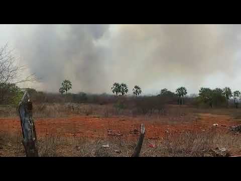 Incêndio na localidade Torrões em Picos