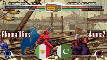 FT5 @svcsplus: Akuma Wins (MX) vs akuma2 (PK) [SNK vs Capcom Chaos Super Plus svc Fightcade] Mar 2