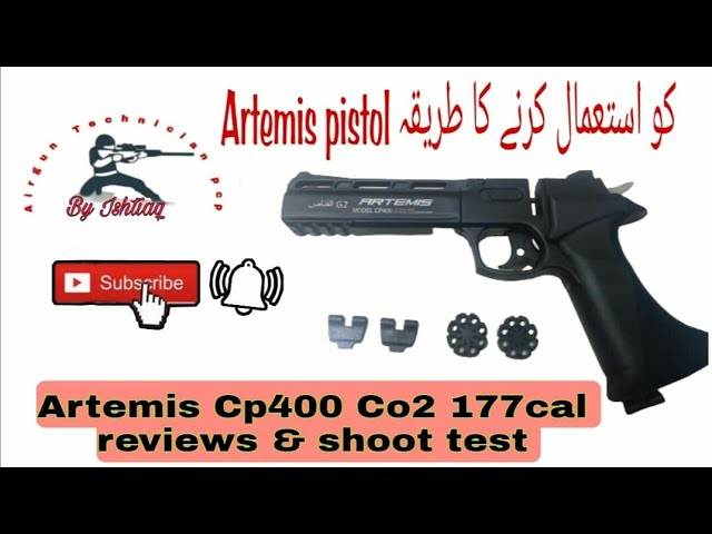 Pistolet à plombs Artemis CP400 CO2 - 4,5 mm (3.5 joules) - SD