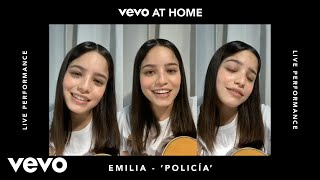 Emilia - Policía (Live) | Vevo at Home