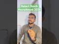 Robert Bosch Hiring Associate Software Engineer 2025 Hiring #itjobs #boschrecruitment #hiring2025