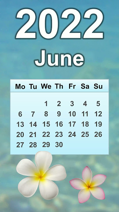 June 2022 Calendar