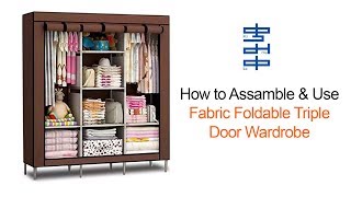 How to Use & Assemble Foldable Wardrobe, best foldable wardrobe